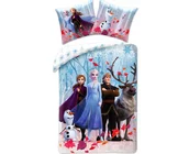 Disney Frozen Dekbedovertrek Snow - 140 x 200 cm + 50 x 70 cm - Katoen