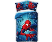 Spider-Man Dekbedovertrek Web - 140 x 200 cm + 50 x 70 cm - Katoen