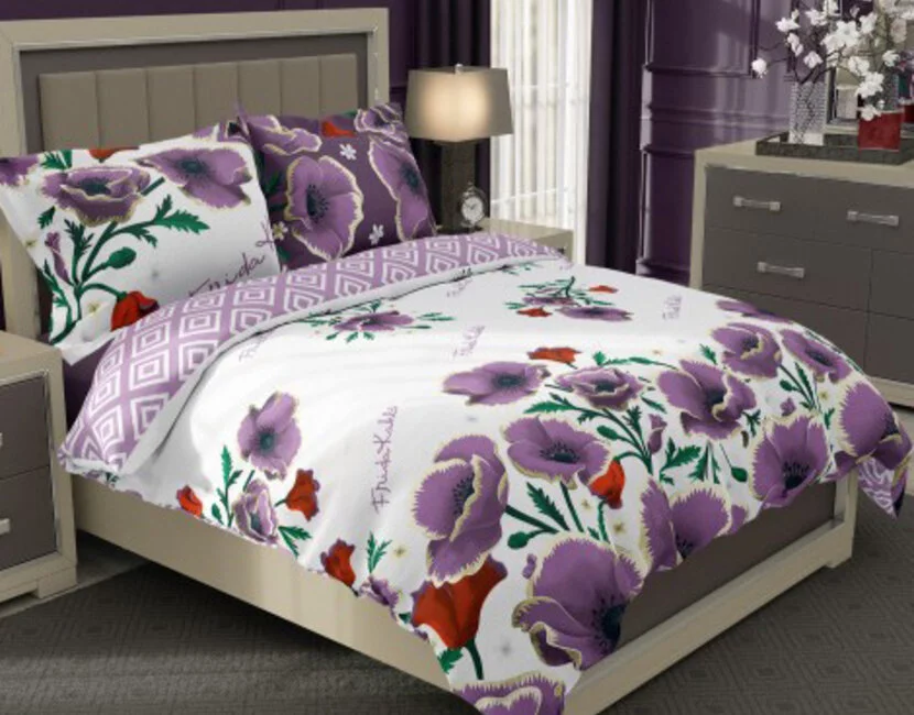 Frida Kahlo 1-persoons Dekbedovertrek Flowers - 140 x 200 cm + 70 x 90 cm - Katoen