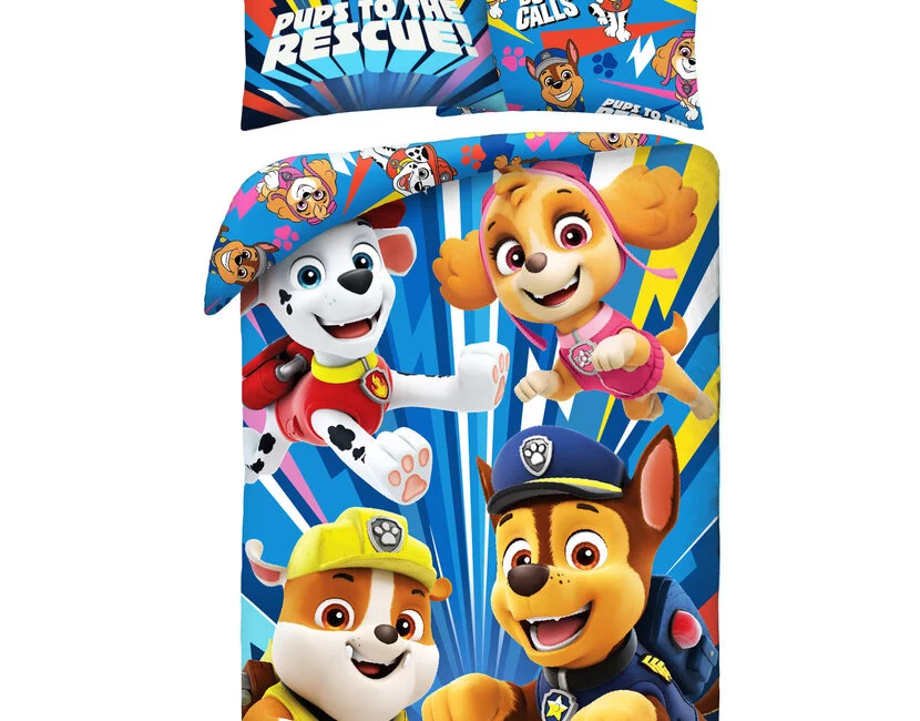 Paw Patrol Dekbedovertrek Duty Calls - 140 x 200 cm + 70 x 90 cm - Katoen