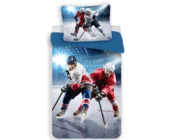 Sweet Home Dekbedovertrek, IJshockey - Eenpersoons - 140 x 200 + 70 x 90 cm  - Polyester