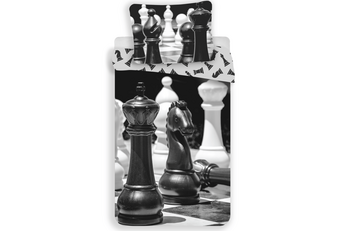 Sweet Home Dekbedovertrek, Schaken - Katoen