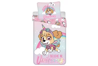 Paw Patrol Dekbedovertrek I Believe in Unicorns - Katoen