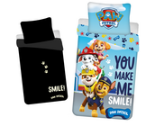 PAW Patrol Dekbedovertrek Glow in the Dark, Smile - Eenpersoons - 140 x 200 + 70 x 90 cm  - Katoen