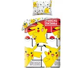 Pokémon Dekbedovertrek, #025 - 140 x 200 cm + 70 x 90 cm - Katoen