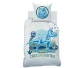 Jurassic World Dekbedovertrek, Encounter - 140x200cm + 1 x 63x63cm - Katoen