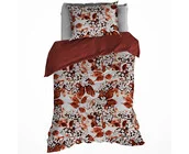 De Witte Lietaer Dekbedovertrek Katoen Flanel, Mimulus - 140 x 200/220 + 60 x 70 cm