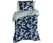 De Witte Lietaer Dekbedovertrek Katoen, Mowgli Pastel Blue - 140 x 200/220 + 60 x 70 cm