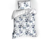 De Witte Lietaer Dekbedovertrek Katoen Satijn, Quill Moonlit Ocean - 140 x 200/220 + 60 x 70 cm