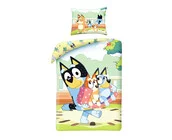 Bluey Dekbedovertrek, Family Time - Eenpersoons - 140 x 200 cm / 70 x 90 cm - Katoen