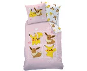 Pokemon Dekbedovertrek Evoli - 140 x 200 + 63 x 63 cm - Katoen