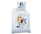 Bluey Dekbedovertrek, Hoera - Eenpersoons - 140 x 200 + 63 x 63 cm - Katoen