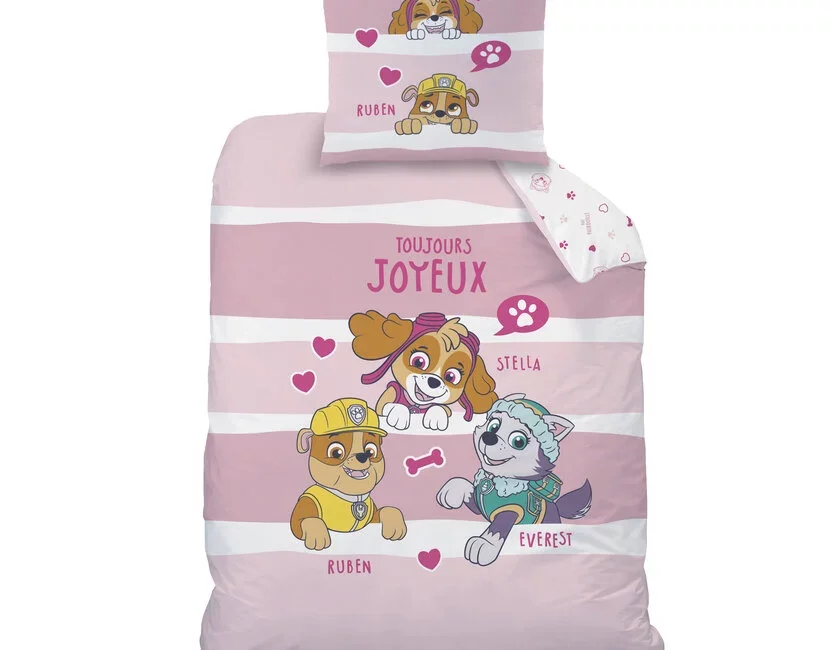 PAW Patrol Dekbedovertrek Sweet - 140 x 200 + 63 x 63 cm - Katoen