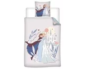 Disney Frozen Dekbedovertrek, Sisterhood - Eenpersoons - 140 x 200 + 65 x 65 cm - Katoen