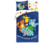 Pokemon Dekbedovertrek Catch - 140 x 200 cm  / 70 x 90 cm - Polyester