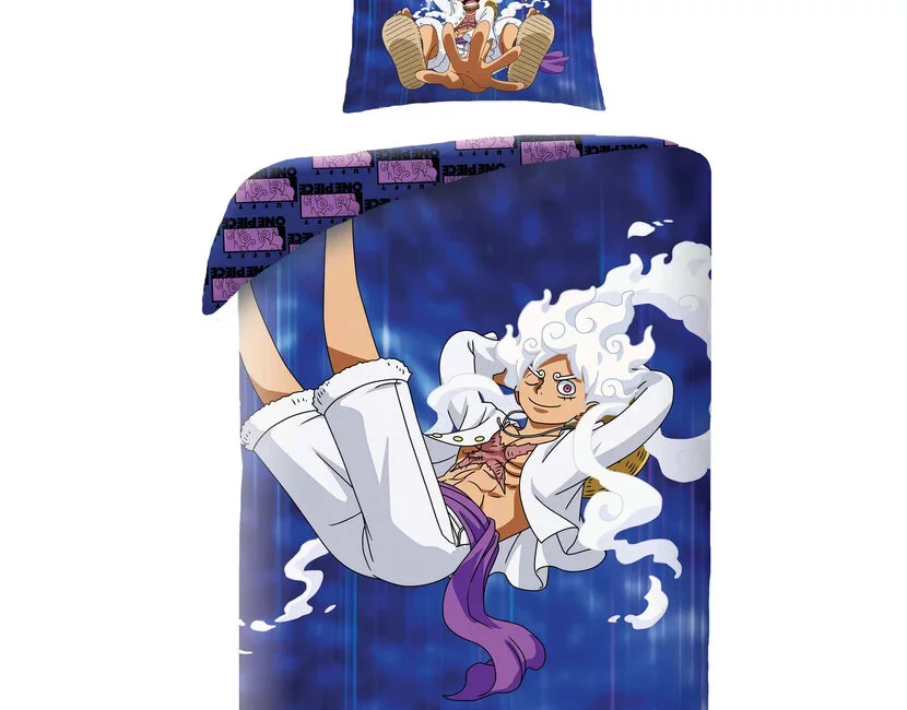 One Piece Dekbedovertrek, Devil Fruit - Eenpersoons - 140 x 200 cm / 70 x 90 cm - Katoen