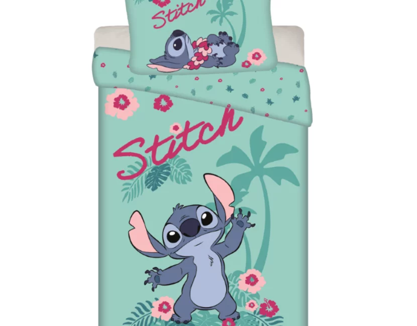 Disney Lilo & Stitch Dekbedovertrek, Hawaï - Eenpersoons - 140 x 200 cm / 70 x 90 cm - Katoen