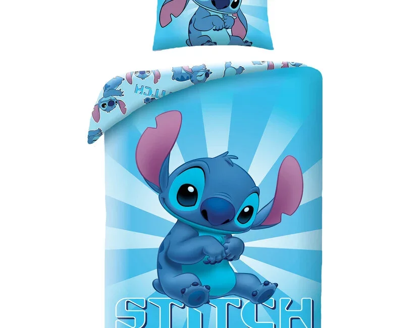 Disney Lilo & Stitch Dekbedovertrek, Shine - Eenpersoons - 140 - 200 cm / 70 x 90 cm - Katoen