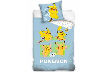 Pokemon Dekbedovertrek, Pika! - Katoen