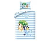 Bluey dekbedovertrek, Rain - Eenpersoons - 140 x 200 cm / 70 x 90 cm - Katoen