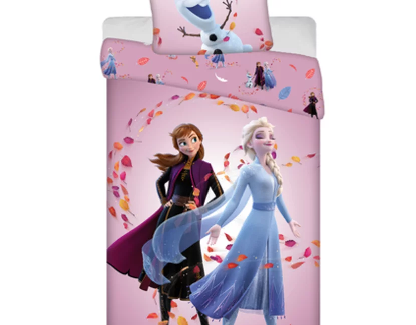 Disney Frozen Dekbedovertrek Magical Time - 140 x 200 cm / 50 x 70 cm - Katoen