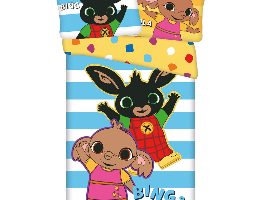 Bing Bunny Dekbedovertrek Sula - 140 x 200 cm / 70 x 90 cm - Katoen