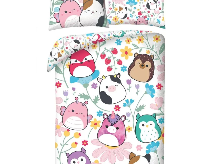 Squishmallows Dekbedovertrek Hug - 140 x 200 + 70 x 90 cm - Polyester