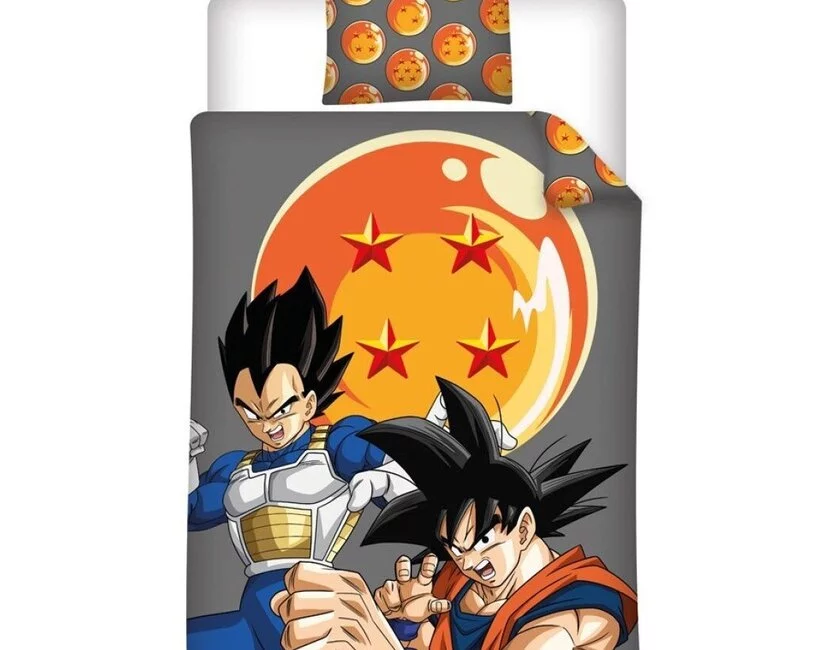 Dragon Ball Dekbedovertrek Vegeta - 140 x 200 + 65 x 65 cm - Polykatoen