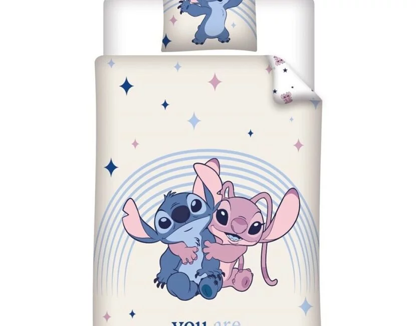 Disney Lilo & Stitch Dekbedovertrek Magical - 140 x 200 + 65 x 65 cm - Polykatoen