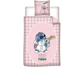 Disney Lilo & Stitch Dekbedovertrek Very Tired - 140 x 200 + 65 x 65 cm - Polykatoen