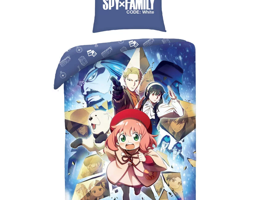 Spy x Family Dekbedovertrek, Anya - Eenpersoons - 140 x 200 + 70 x 90 cm - Polyester