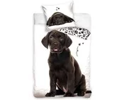 In Home Dekbedovertrek, Labrador - Eenpersoons - 140 x 200 + 60 x 70 cm - Katoen