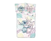 Disney Lilo & Stitch Dekbedovertrek, Leaves - Eenpersoons - 140 x 200 cm / 60 x 80 cm - Katoen