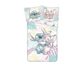 Disney Lilo & Stitch Dekbedovertrek, Leaves - Eenpersoons - 140 x 200 cm / 70 x 90  cm - Katoen