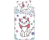 Disney Aristocats Dekbedovertrek, Flowers - Eenpersoons 140 x 200 + 70 x 90 cm - Katoen