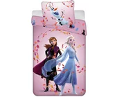 Disney Frozen Dekbedovertrek, Magical Time - Eenpersoons 140 x 200 + 60 x 80 cm - Katoen