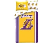LA Lakers Dekbedovertrek, Logo - Eenpersoons - 140 x 200 + 70 x 90 cm - Polyester