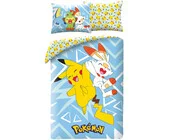 Pokemon Dekbedovertrek, Junior - Eenpersoons - 140 x 200 + 70 x 90 cm - Polyester