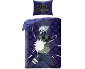 Naruto Shippuden Dekbedovertrek, Kyuubi - Eenpersoons - 140 x 200 + 70 x 90 cm - Polyester