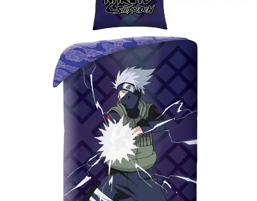 Naruto Shippuden Dekbedovertrek, Kyuubi - Eenpersoons - 140 x 200 + 70 x 90 cm - Polyester