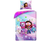 Gabby's Poppenhuis Dekbedovertrek, Stars - Eenpersoons - 140 x 200 + 70 x 90 cm  - Katoen