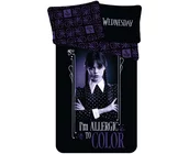Wednesday Dekbedovertrek, Allergic to Color - 1-persoons - 140 x 200 + 70 x 90 cm  - Katoen