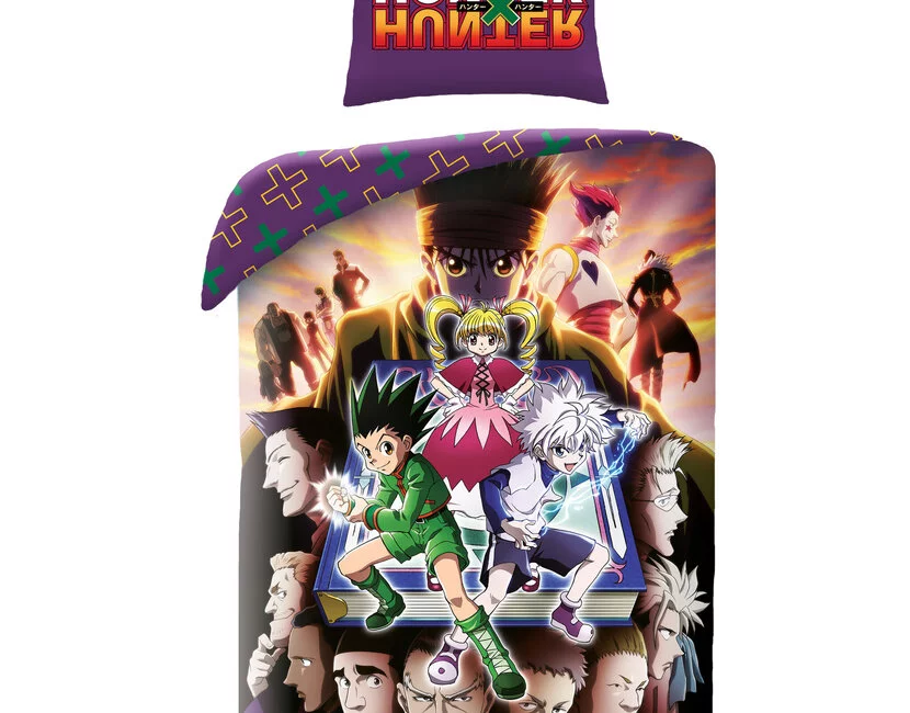 Hunter x Hunter Dekbedovertrek, Gon Freecss- Eenpersoons - 140 x 200 + 70 x 90 cm  - Katoen