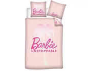 Barbie Dekbedovertrek, Unstoppable - Eenpersoons - 140 x 200 + 63 x 63 cm - Polyester