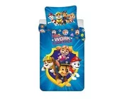 PAW Patrol Dekbedovertrek, Work Together - Eenpersoons - 140 x 200 + 65 x 65 cm - Katoen