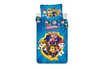Paw Patrol Dekbedovertrek Work Together - Katoen