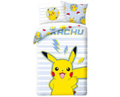 Pokémon Dekbedovertrek, Pikai - Eenpersoons - 140 x 200 + 65 x 65 cm - Katoen