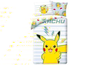 Pokemon Dekbedovertrek, Pikai - Katoen