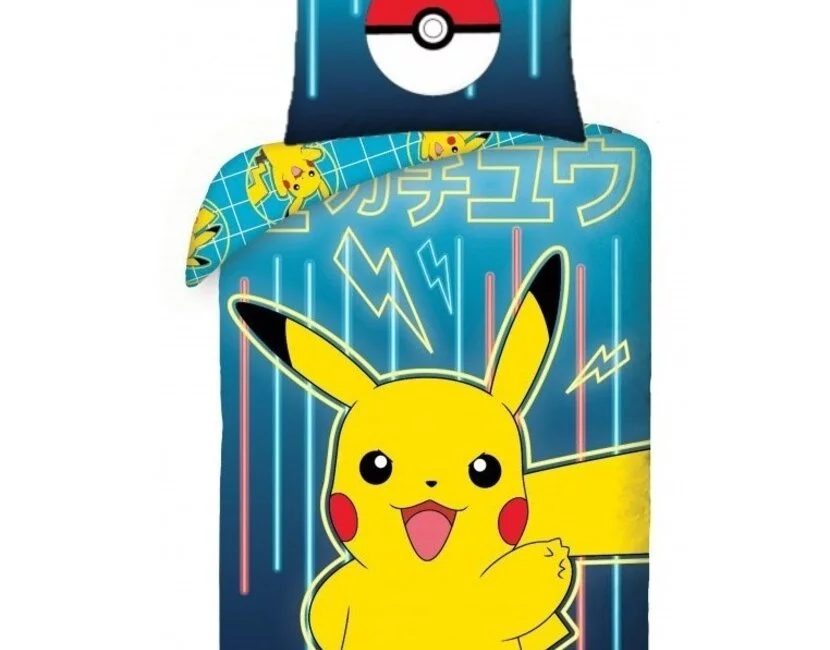 Pokemon Dekbedovertrek, Pokeball - Eenpersoons - 140 x 200 + 65 x 65 cm - Katoen