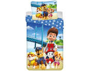 PAW Patrol Dekbedovertrek, Brug - Eenpersoons - 140 x 200 + 70 x 90 cm  - Katoen